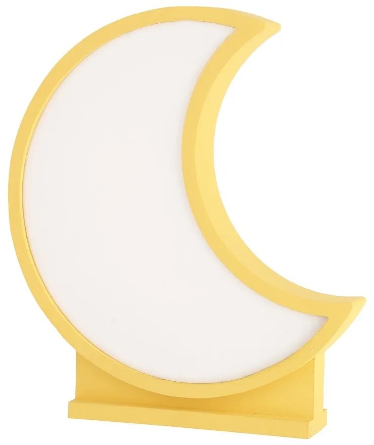 Lampada per bambini gialla Moon - Candellux Lighting
