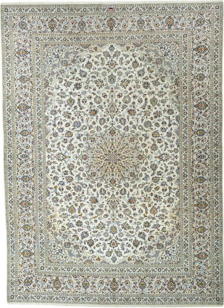 Kashan Tappeto persiano 290 x 400 Beige (Iran) Annodato A Mano