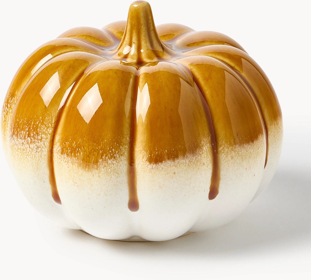 Oggetto decorativo a forma di zucca Moranga, alt. 10 cm