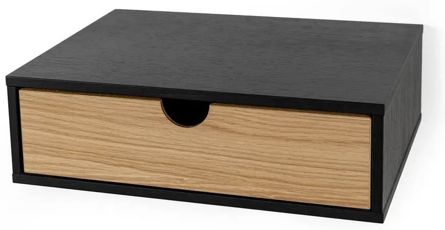 Comodino nero a parete Farsta - Woodman
