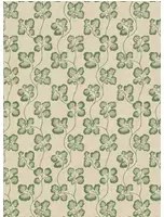 Josephine Munsey Tapete Cabbage Check - Brookes Green and Edge Sand