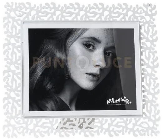 Portafoto corallo maxi orizzontale bianco marmo