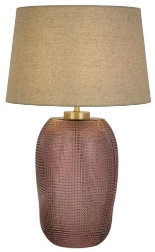 Searchlight EU44652PI - Lampada da tavolo AMETHYST 1xE27/60W/230V