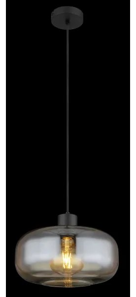 Globo 15566HA - Lampadario a sospensione con filo GIUSEPPE 1xE27/40W/230V diametro 28 cm limpido