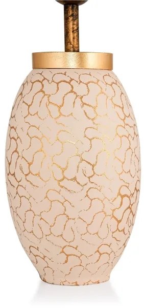 Lampada da tavolo 1xE27/40W/230V beige/oro