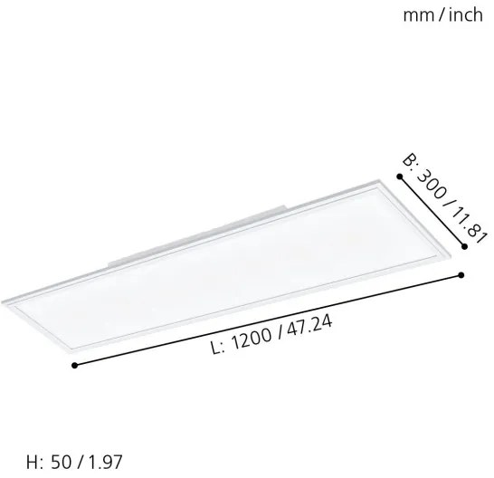 Eglo 96664 - LED RGBW Lampada dimmerabile SALOBRENA-C LED/31W + +TC
