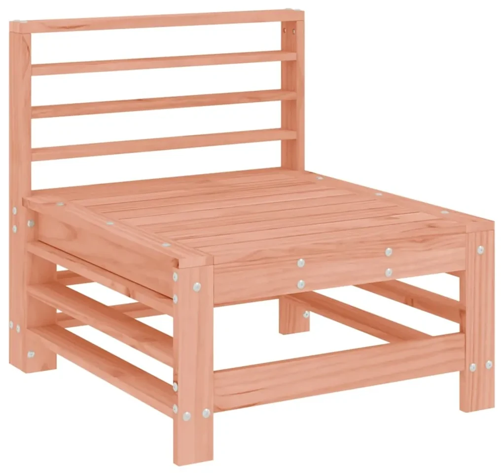 Set salotto da giardino 3 pz in legno massello di douglas