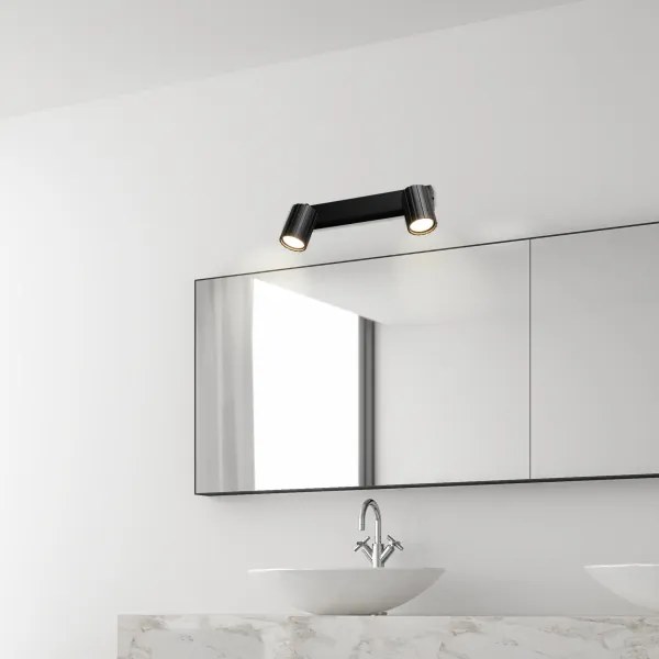 Brilagi - Faretto CRISPINA 2xGU10/10W/230V nero