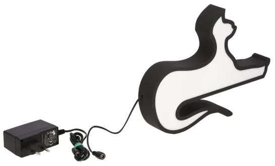 Lampada da tavolo LED per bambini CAT LED/13W/230V nera