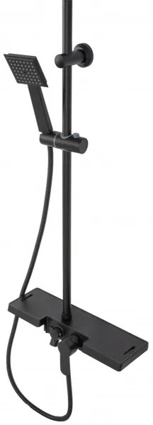 REA-P0636 - Set doccia BRAVO nero opaco