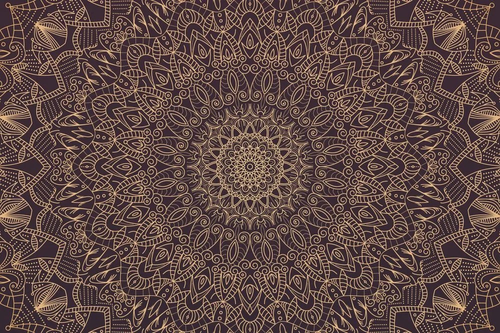 Carta da parati – Mandala ornamentale dettagliata
