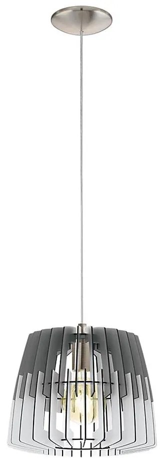 Eglo 32824 - Lampadario ARTANA 1xE27/60W/230V grigio 300mm