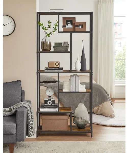 Libreria NAVARO marrone/nera