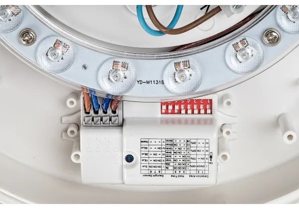 Rabalux 75012 - Plafoniera LED con sensore LARCIA LED/19W/230V IP44 bianco