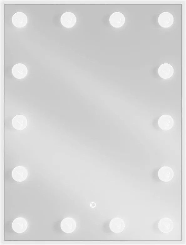 Mexen Dona specchio da bagno retroilluminato 60 x 80 cm, LED 6000K, antimbratti - 9818-060-080-611-00