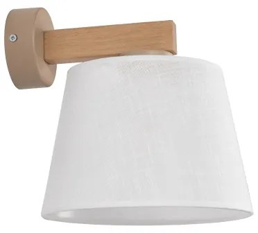 Brilagi - Lampada da parete LATTE SABIA 1xE27/15W/230V pino/bianco