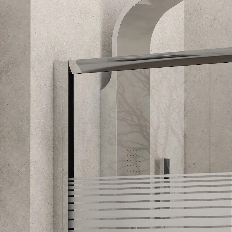 Box doccia 80x80 cristallo serigrafato altezza 180cm K410 - KAMALU