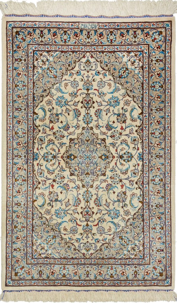 Ghom Tappeto 90x60 (Iran) Annodato A Mano