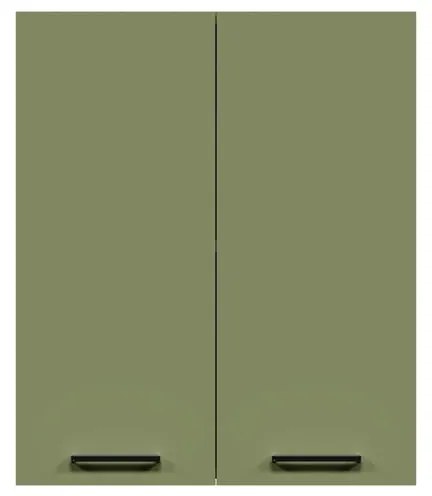 Pensile bagno Move verde COLAVENE, 2 ante P 24 x L 60 x H 70 cm