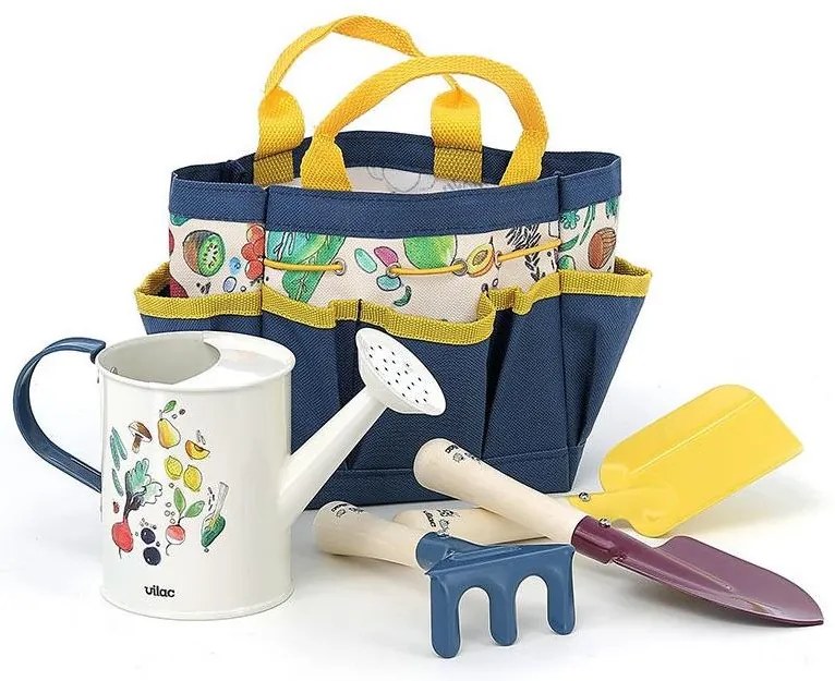 Vilac - Borsa da giardino con attrezzi e annaffiatoio