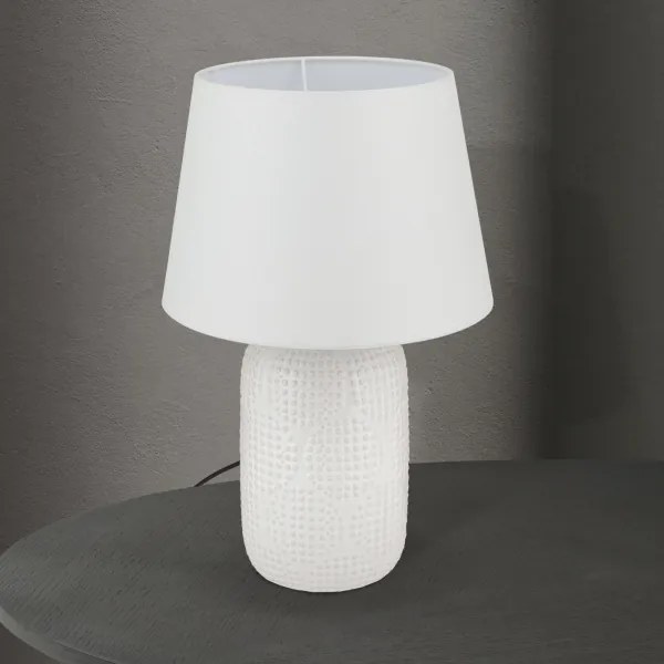 Orion LA 4-1227 - Lampada da tavolo CORAL 1xE27/40W/230V ceramiche/bianco