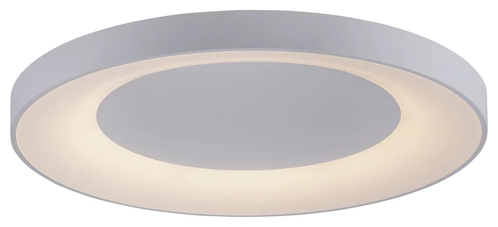 Plafoniera bianca incl. LED con telecomando - Meidan
