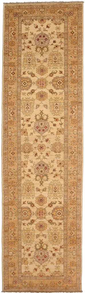Ziegler Tappeto orientale 80x290 Beige (Pakistan) Annodato A Mano