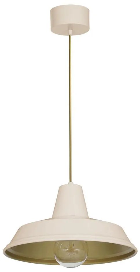 Lampadario a sospensione con filo CLASS 1xE27/15W/230V beige
