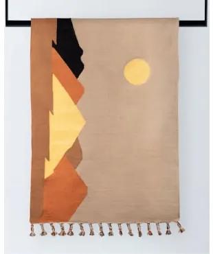 Tappeto Artigianale in Lana e Cotone (262X162 cm) Tanya Beige medio - The Masie
