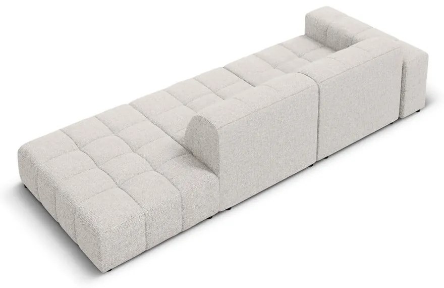 Chaise-lounge in grigio chiaro (con penisola a sinistra) Chicago – Cosmopolitan Design