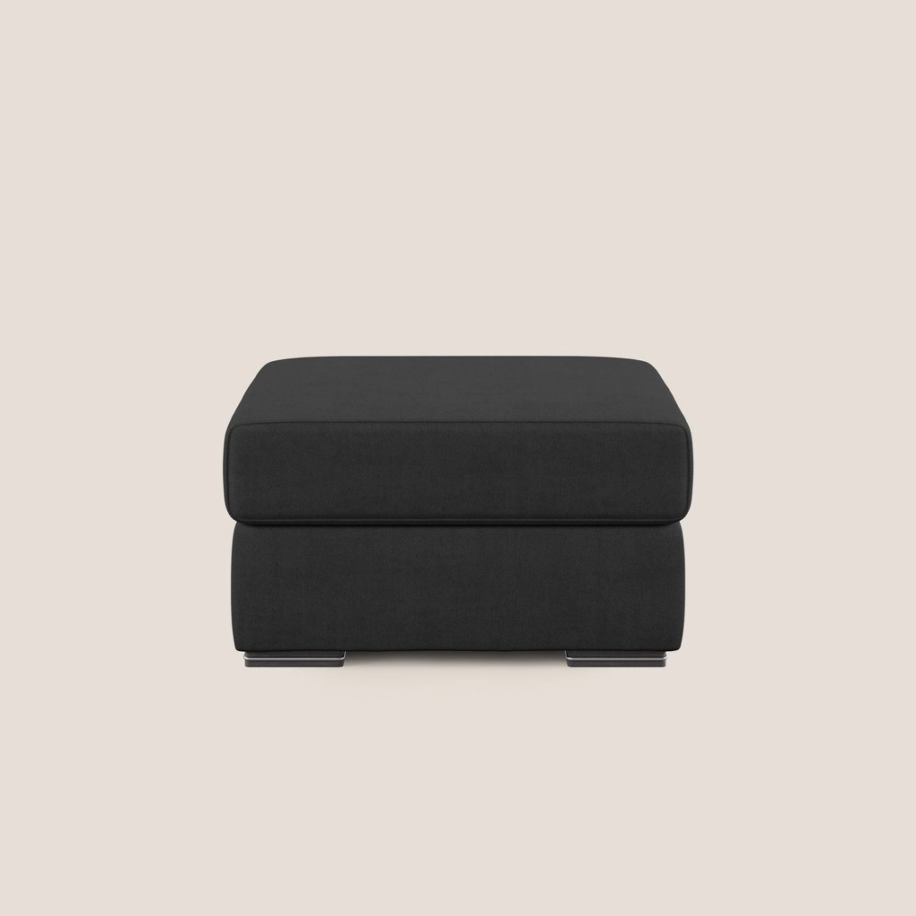 Sun pouf apribile contenitore in tessuto impermeabile T02 nero