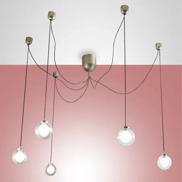 Fabas Luce -  Blog SP 5L LED  - Sospensione a cinque luci
