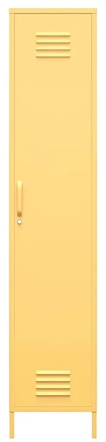 Armadio in metallo giallo, 38 x 185 cm Cache - Novogratz