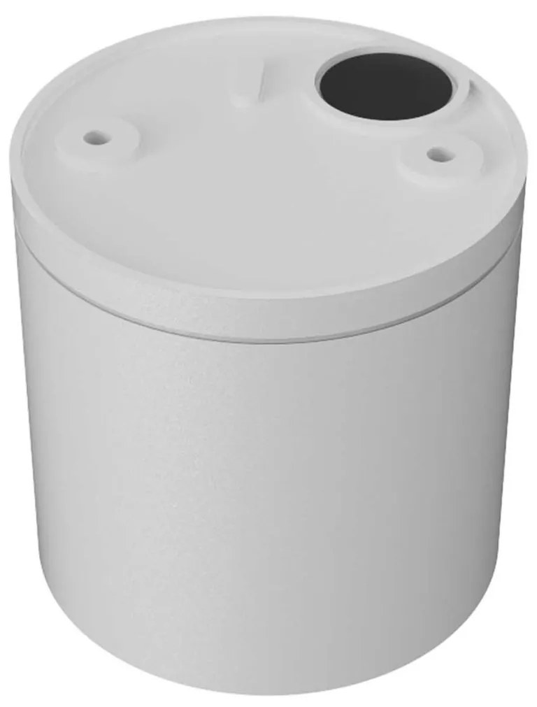 Applique da soffitto IP54 GU10 in Alluminio e Vetro - Bianca