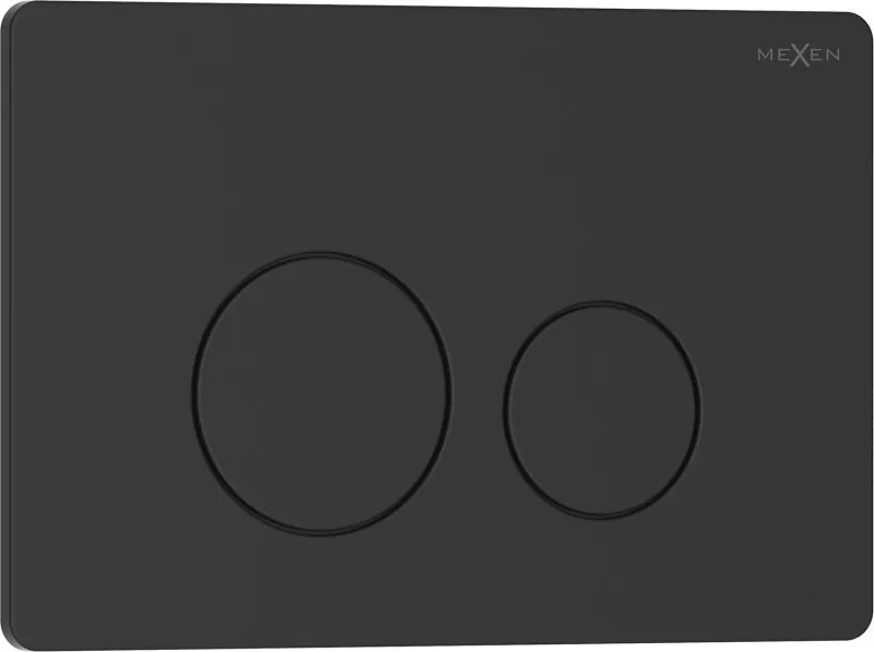 Mexen Tex 06 pulsante di scarico in acciaio inox, nero opaco - 6106-02
