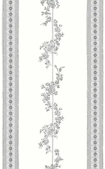 Florale Streifentapete Drottningholm von Boras - 4508