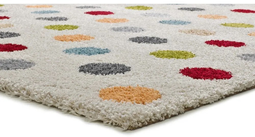 Tappeto crema 160x230 cm Norge Dots - Universal