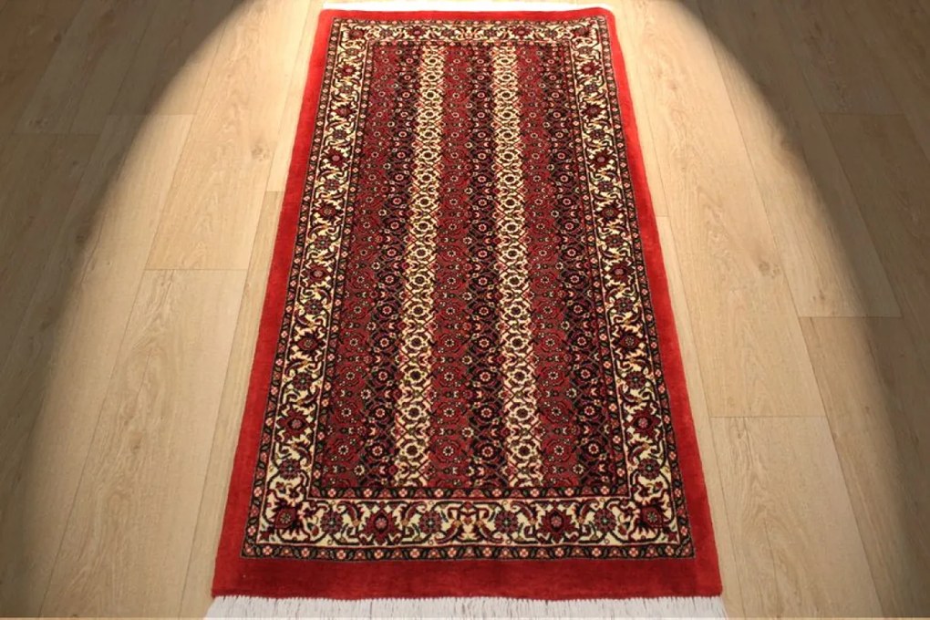 Bidjar Tappeto 140x70 (Iran) Annodato A Mano