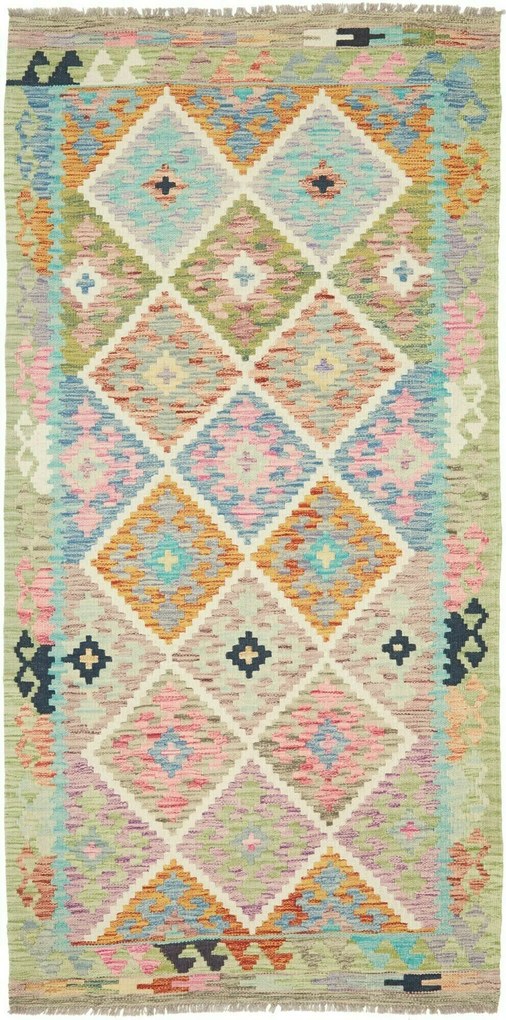 Kilim Tappeto orientale 100x200 (Pakistan) Tessuto A Mano