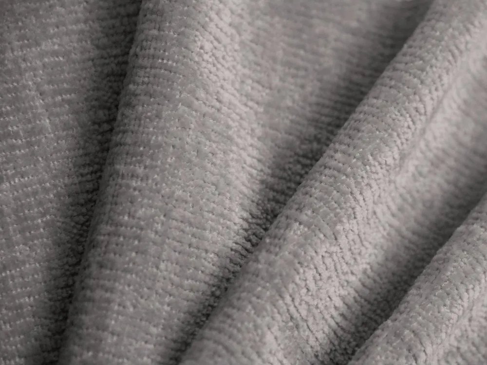 Letto singolo imbottito grigio chiaro con contenitore con rete inclusa 90x200 cm Kaelle – Micadoni