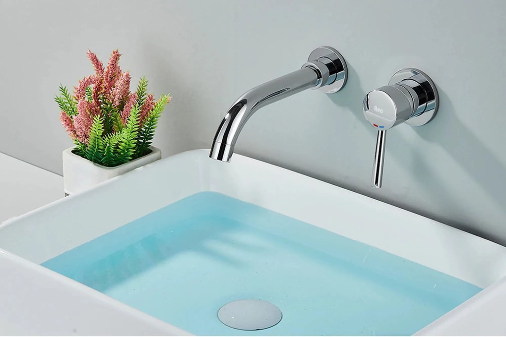 Rubinetto da incasso Rea Lungo LONG CHROM + BOX