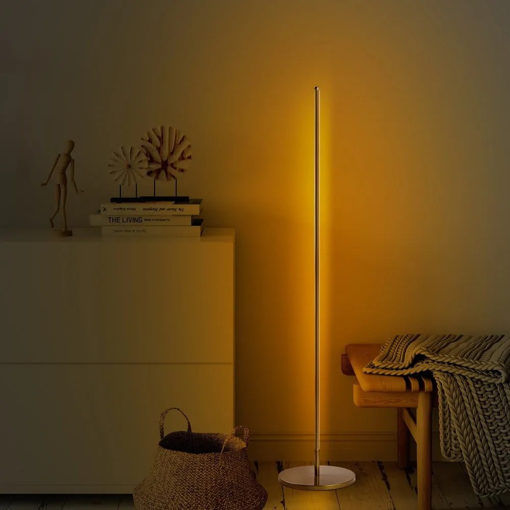Lampada da terra a LED in oro (altezza 153 cm) Only - Opviq lights