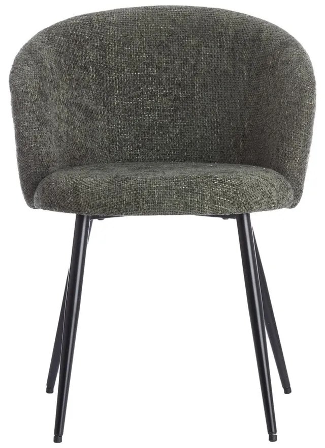 Set di sedie da pranzo color kaki in metallo 2 pz Radaja – Light &amp; Living