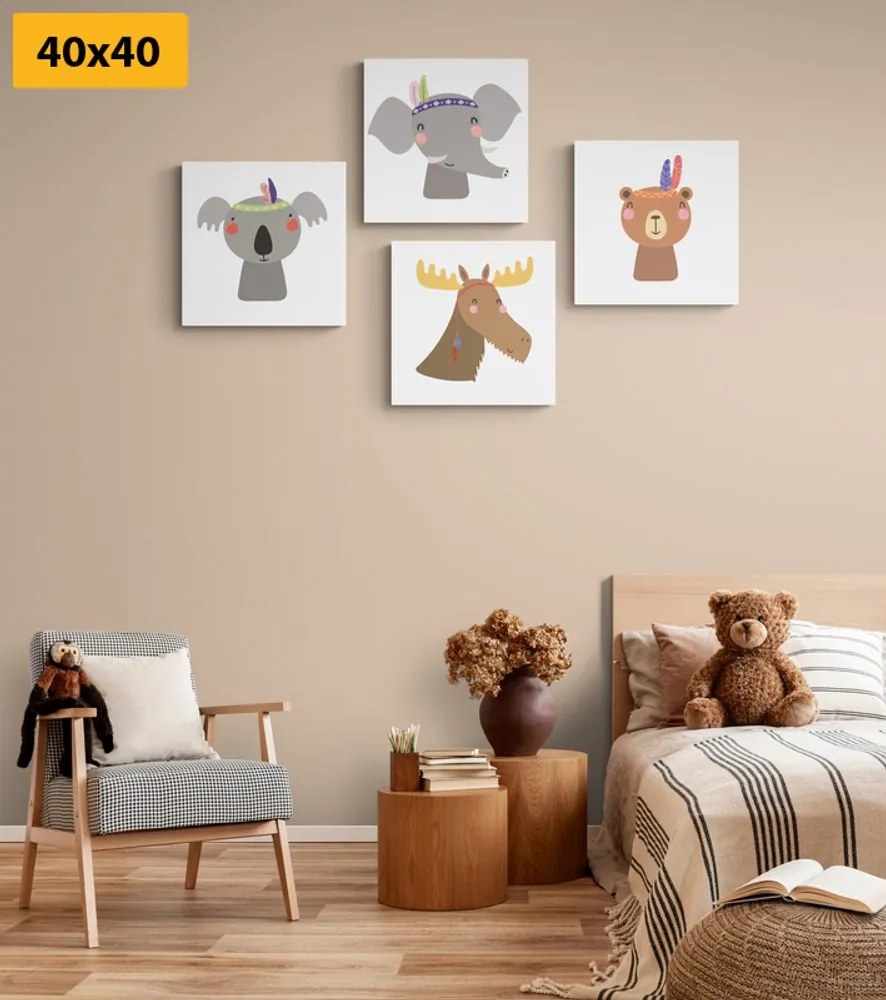 Set di quadri – Animali adorabili