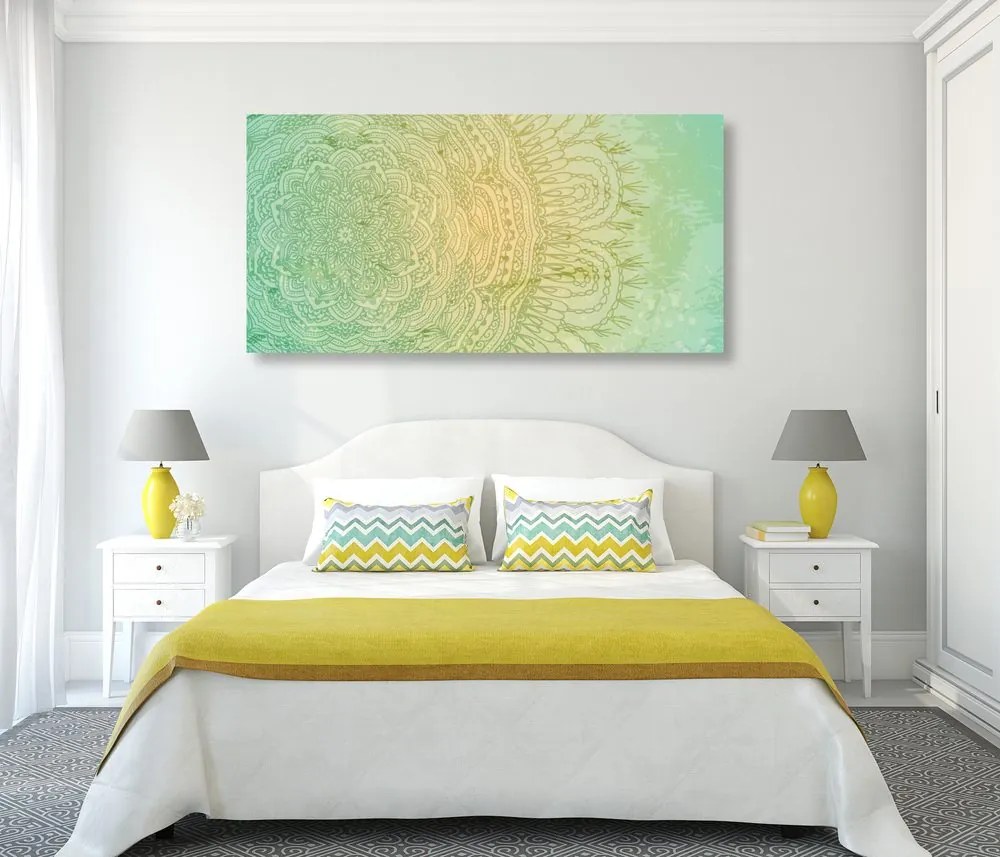 Stampa su tela – Mandala decorativa