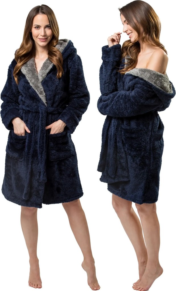 Accappatoio Jordan Navy-Grey L