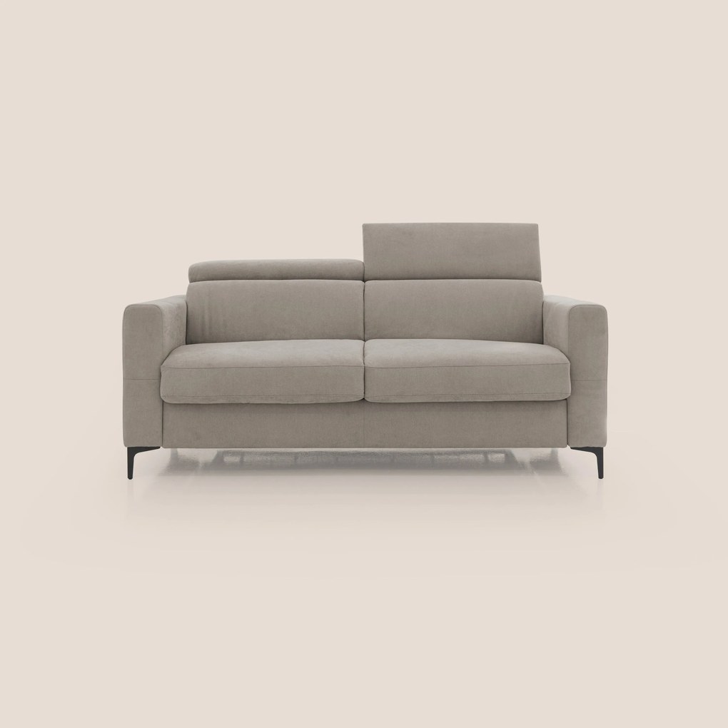 Gardenia divano letto materasso alto 18 cm con poggiatesta reclinabili e rivestimento impermeabile T02