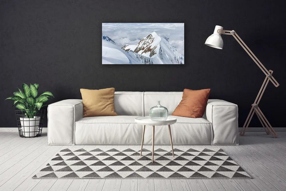 Quadro su tela Paesaggio di montagne 100x50 cm