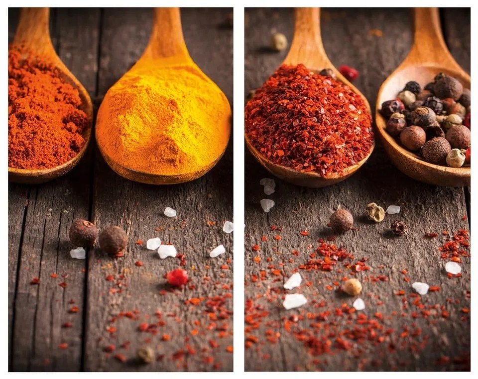 Set di copri fornelli in vetro temperato 2 pz 30x52 cm Curry – Allstar