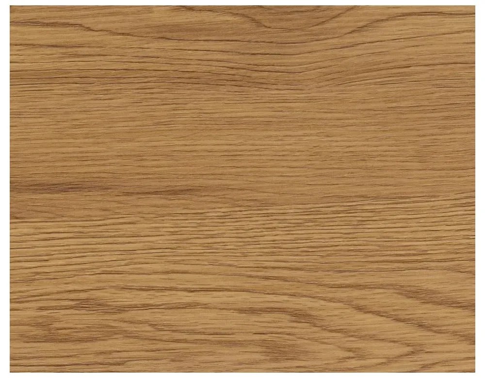 Libreria nera-color legno naturale effetto rovere 114x185 cm Seaford - Actona